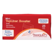 Tranquility Booster Pad 2-3/4 X 10-1/2 Inch Flow-Through Pad 54 25 Ct