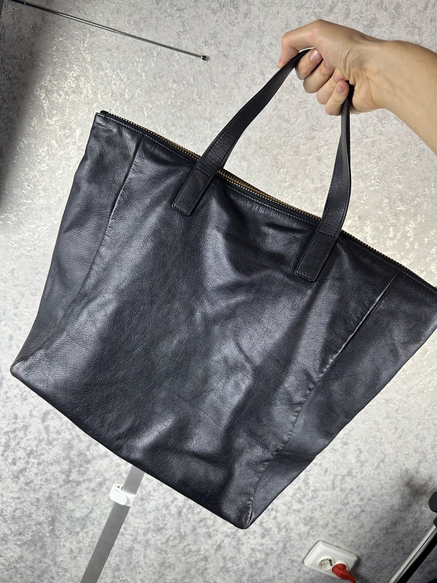Anya Hindmarch Tote Bag Ribbon Leather in Black From Japan | eBay