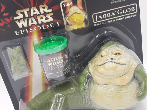 1998 Star Wars Episode 1 JABBA THE HUTT Action Figure Jabba Glob Slime Sealed