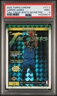2025 TOPPS CHROME TALL TALES WHITE GEOMETRIC #TT-7 LEBRON JAMES 2/2 PSA 9