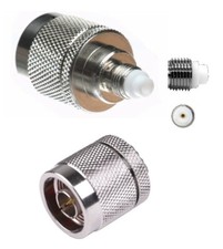 N-Male / FME-Female Adapter - Screw-On Threaded Connector Straight