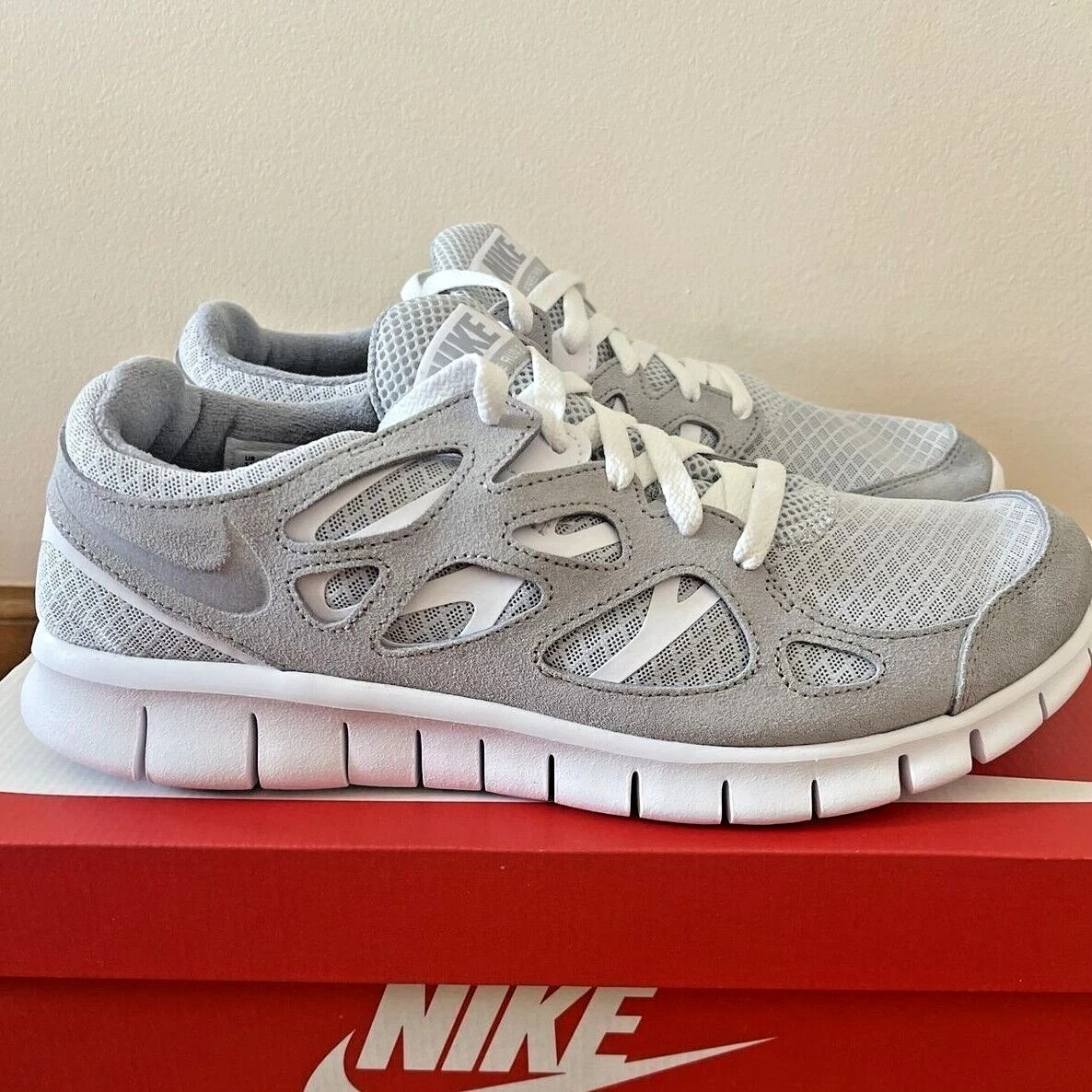 Nike free run wolf grey sale