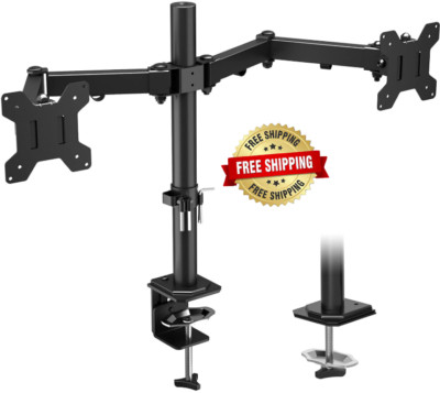 Soporte de doble escritorio para monitor montura ajustable 13-27 Inches LCD /LED