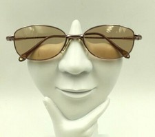 Vintage Safilo Elasta 4807 Pink Metal Oval Sunglasses Italy FRAMES ONLY
