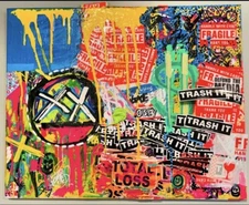 Graffiti Art On Canvas 16x20 Original Signed