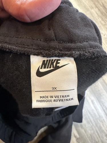 Nike Joggers Sportswear Club Felpa in Pile Donna 3X DV5085-010 Nero - Foto 7 di 9