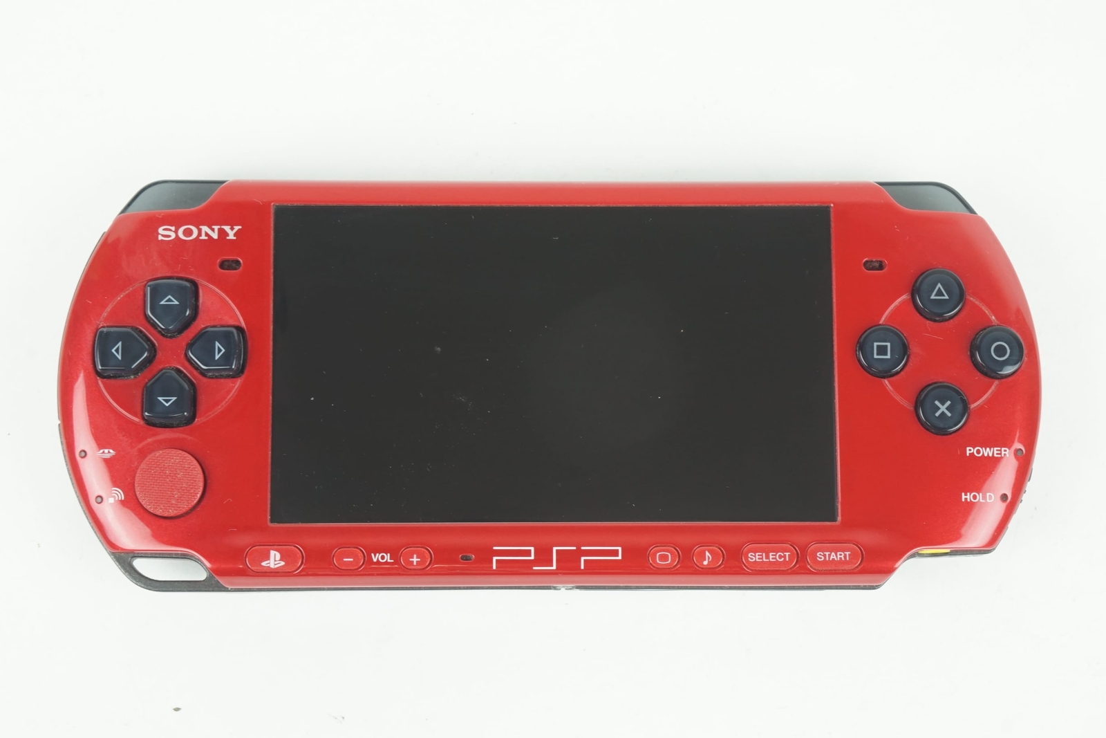 Sony PSP 3000 Red Black Console Tested Working From Japan
