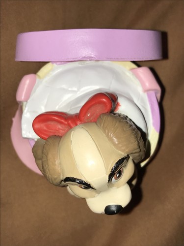 Disney Store Exclusive Lil Classics Lady & the Tramp LADY in a Hatbox PVC 2.5" - Picture 2 of 12