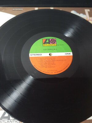 Led Zeppelin II 2 1969 Rare Variant RIAA Gold Record Award