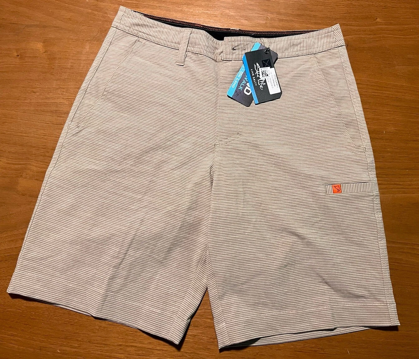 NEW Salt Life Men’s 30 10” SLX-QD Boardwalk Hybrid Shorts Olive MSP $54