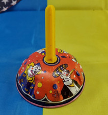 VINTAGE Tin Litho Noise Maker US Metal Toy MFG. Bell Ringer New Years Eve/Party