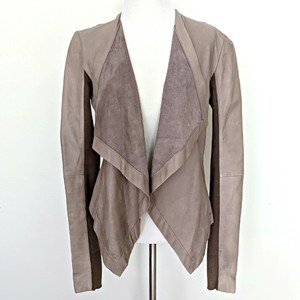 soft leather waterfall jacket