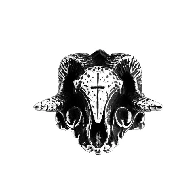 Anillos De Cóctel religiosa de acero inoxidable para hombres