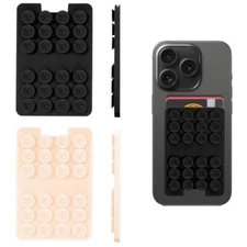 2 PCS Self Adhesive Suction Phone Grip Multi-purpose Silicone Phone Pocket 