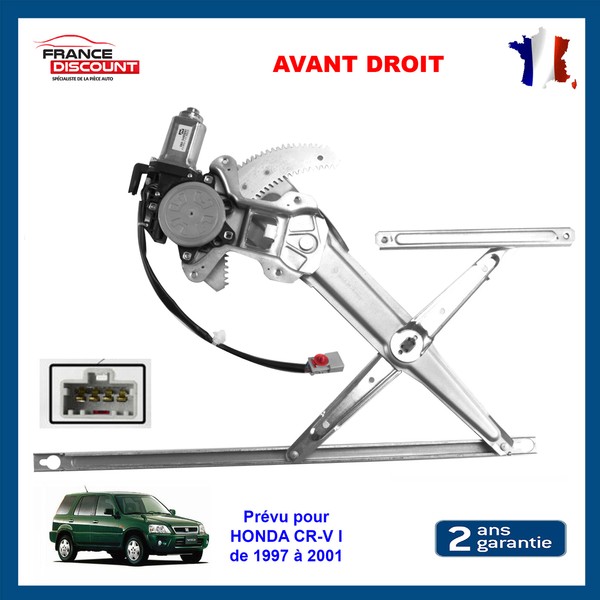 Mechanismus Fensterheber Vorne Rechts FüR Honda Cr-V 1997 2001 72211S10J01-image