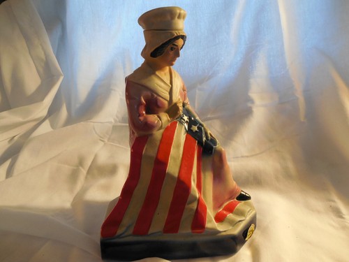 Heritage china Betsy Ross liquor bottle decanter 1975 Rare! Empty - Picture 2 of 9