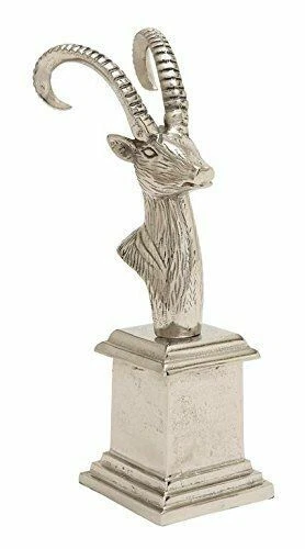 Beautful Silver Color Aluminum Deer Bust 5"W, 16"H - - Image 2 of 2