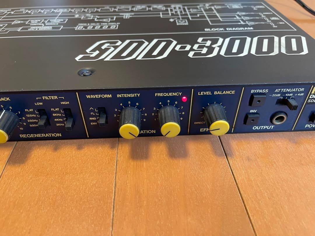 Korg SDD-3000 Programmable Digital Delay Rack Used Tested Korg SDD-3000 Programmable Digital Delay Rack Used Tested