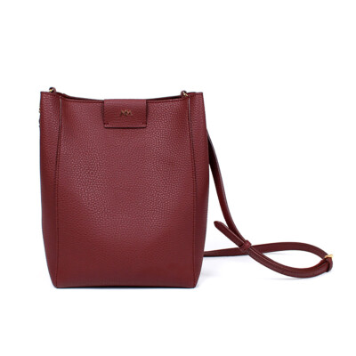 miim alice burgundy shoulder bag leatherette korean boutique