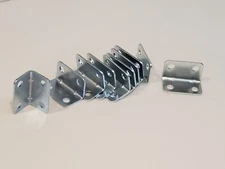 10PCS Galvanized Steel Angle Bracket ,Heavy Duty L Brackets 1-1/2 inch x 1 inch