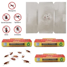 5Pack Non-Toxic Odorless Cockroach Trap Room- Built-In Attractant For Indoor Use