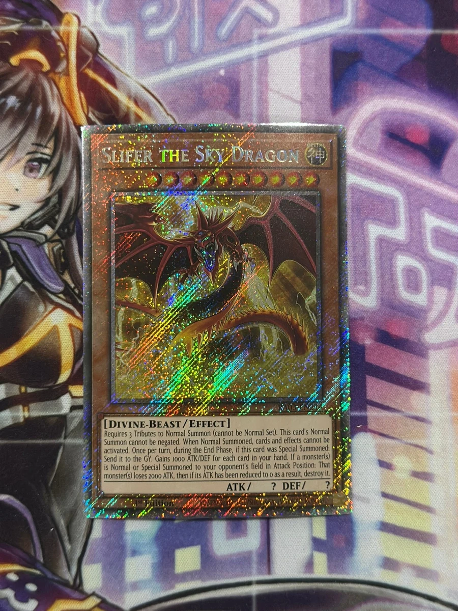 slifer the sky dragon pokemon card gold Slifer the Sky Dragon (Anime Art) - 8 cards set main image 1