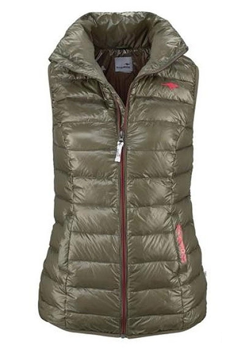 Steppweste Weste GrÃ¼n Lang Daunenweste GrÃ¼n Damen Lange