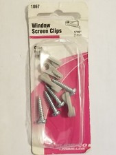 Prime Line Products 1867 Window Screen Clips 1/16" 4 count