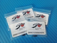 RFID Glass Tag 2x12mm 134.2kHz - pack of 5 - individual bagged and labeled 