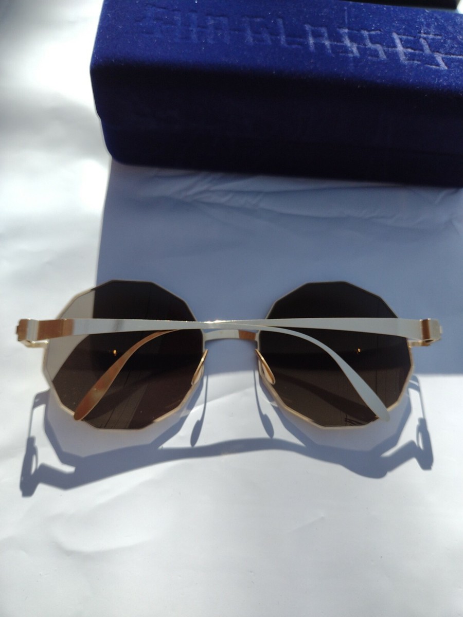 Mykita sunglasses veruschka F9 gold round lenses MYKITA | Accessories | Mykita Sunglasses Veruschka F9 Gold  main image 2