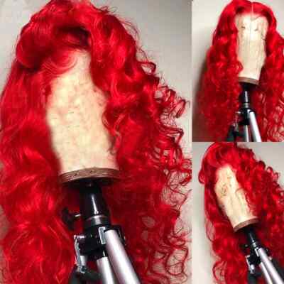 Synthetic Lace Front Wig Wave Wigs for Women Heat Resistant Fiber Ginger Wigs