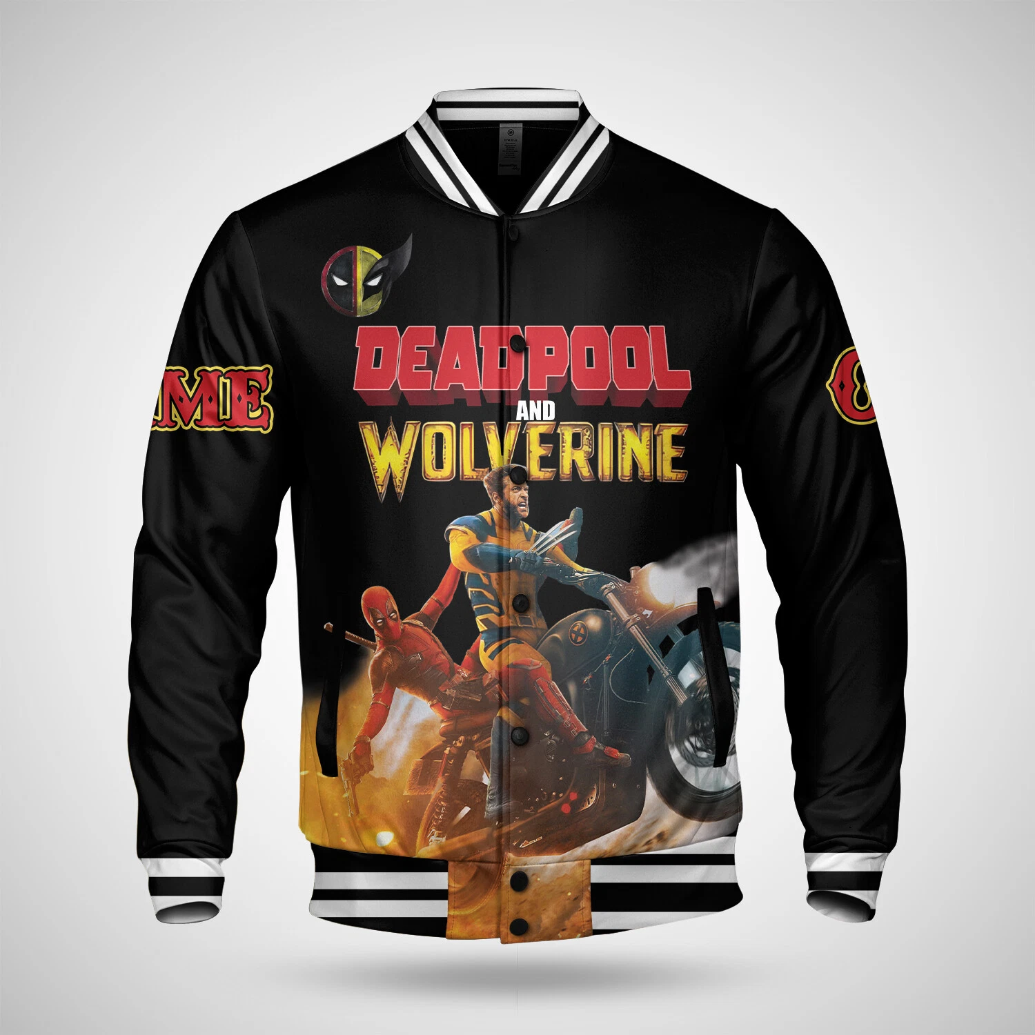 Personalized Wolverine And Deadpool It's Hero Time Gift For Fans Jacket