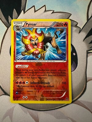 Pyroar 12/119 Reverse Holo Rare XY Phantom Forces Pokemon Card | eBay