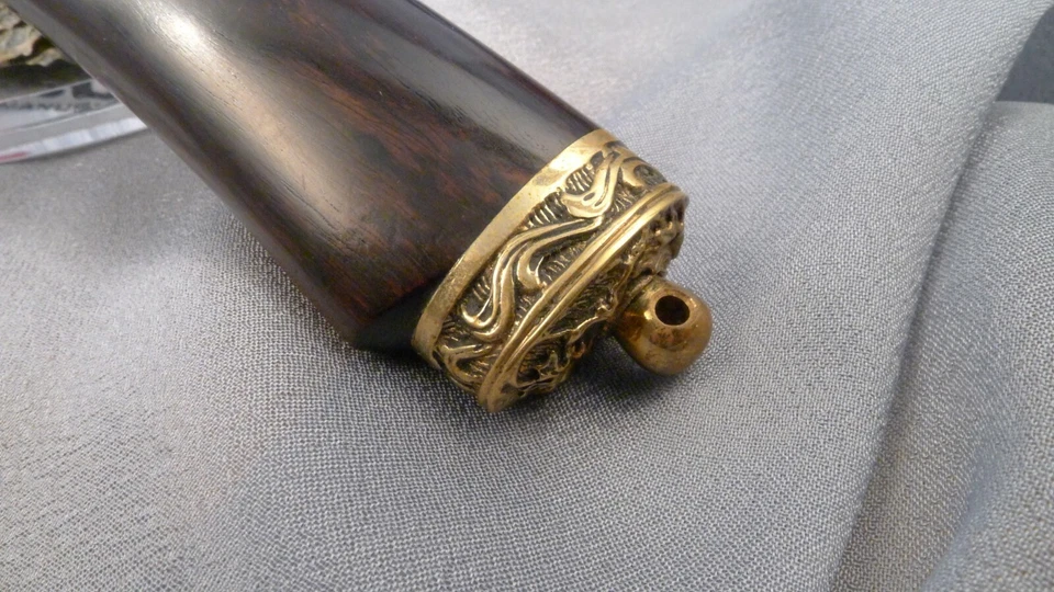 JAGDMESSER Hochkarbon mehrlagiger Wild-Damast Vlad Matveev HUNTING KNIFE - Bild 4 von 4