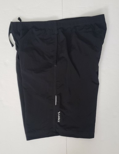 TRAYL Herren Large Baggy Radhose Rennrad/Mountainbike Shorts schwarz gepolstert - Bild 5 von 12