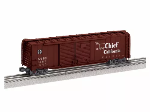 Lionel Trains 1926444 Santa Fe 50' #10410 Super Chief Boxcar, O Gauge, NIB