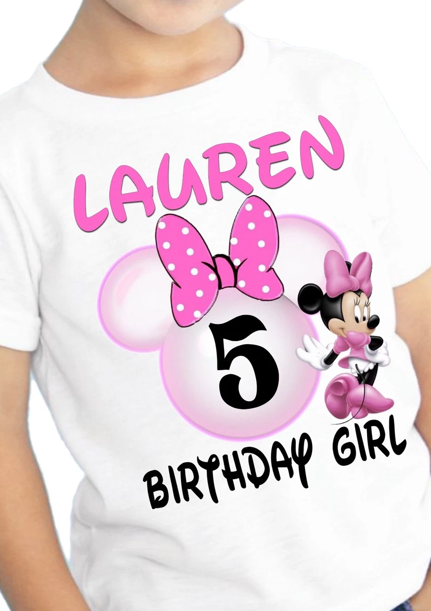 Minnie Mouse Birthday Shirt / Mouse Shirt / Minnie Mouse Party Supplies | eBay