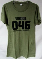 Reebok Crossfit Womens Small Voboril 046 Dogtown Crossfit T-shirt C1 1105