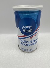 Vintage AMF Voit Rollout Bleu Racquetballs Can SEALED Sports Gift Made in USA
