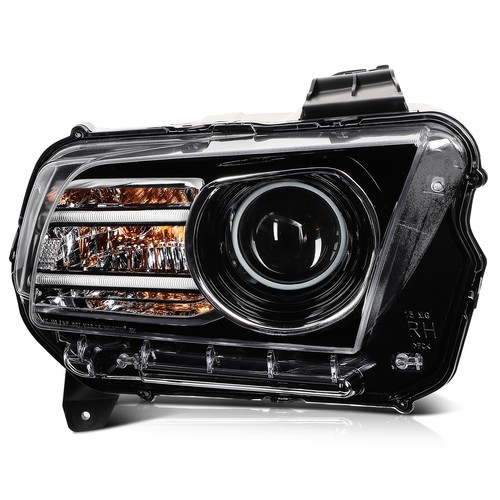 For 2013-2014 Ford Mustang Right Passenger HID Xenon Projector LED DRL Headlight - Picture 5 of 8