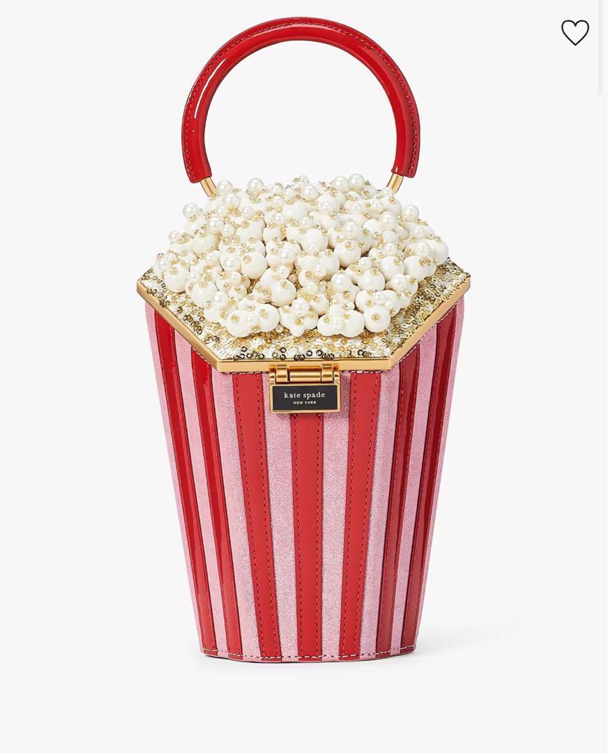 【VIP特価】Kate Spade Leather Grapefruit Sticker ポシェット Kate Spade What's Popping Suede & Patent Leather 3D Popcorn