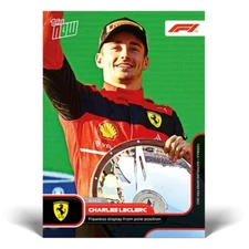 CHARLES LECLERC - 2022 Topps Now Formula 1 F1 - Flawless display from pole #009