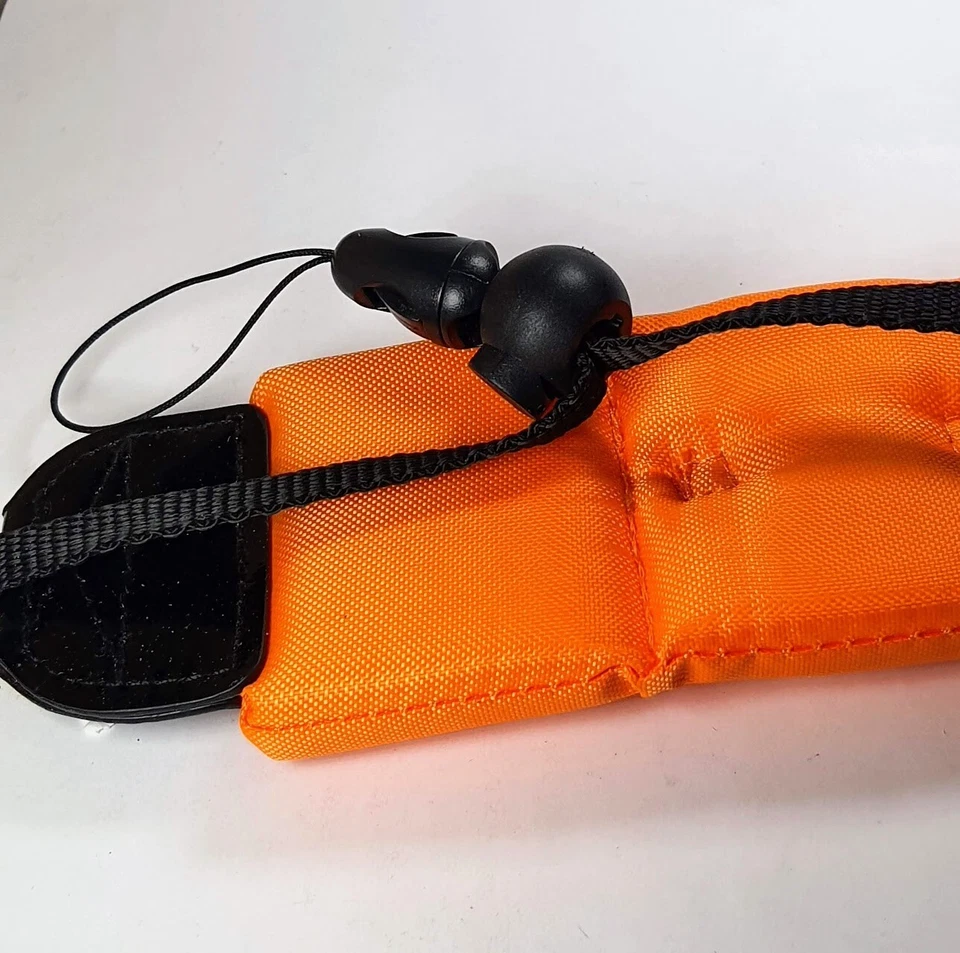 Correa de muñeca brazo de espuma flotante universal para cámara para surfista nadador naranja ST-6 JJC Foto 3 de 4