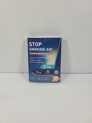 Sorelax Quit Smoking Patches Step 3 to Help Quit Smoking 7 mg New In Box