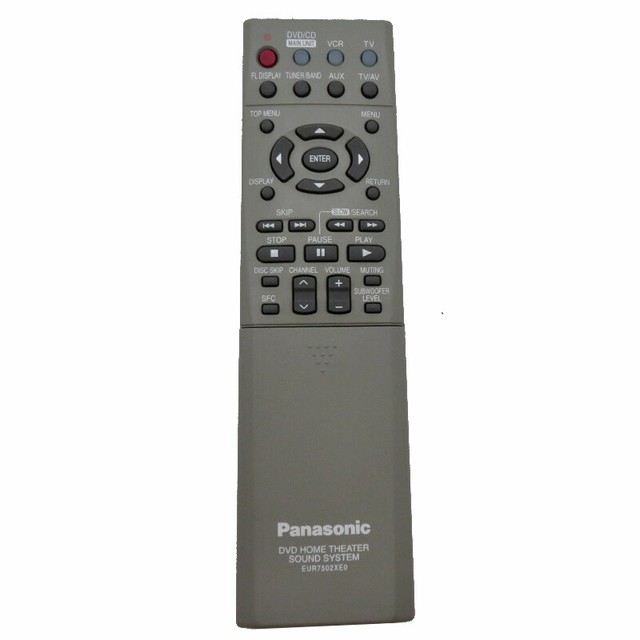 Panasonic DVD Home Theater Sound System Remote Control EUR7502XE0 eBay