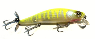 Deps Spiral Minnow Wobbler, Propbait, Topwater, Oberflächenköder, 12cm, Floating