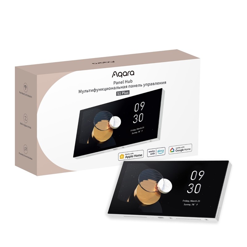 Aqara Panel Hub S1 Plus - Smart Home Control Panel - Voice, Touch & App Commands