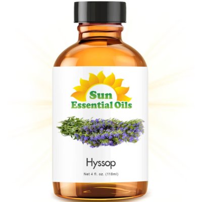Best Hyssop Essential Oil 100% Purely Natural Therapeutic Grade 4oz