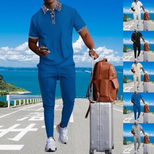 Mens Sweatsuits 2 Piece Sport Tracksuit Jogger Sweat Suits Jogging Outfits