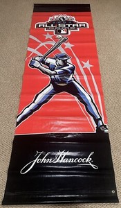 Rare 2003 Chicago ALL-Star Game Official Street Light Pole Banner  (96" x 30" )